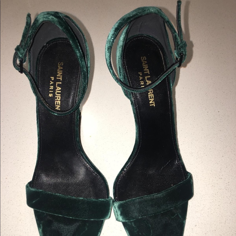 NIB Saint Laurent Ankle Strap Sandal YSL - Picture 2 of 6
